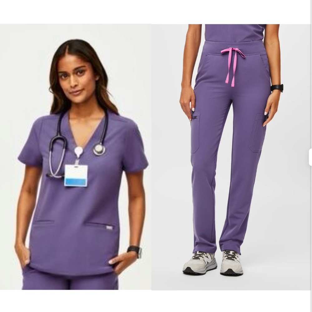 Figs Amethyst Scrub Set